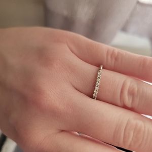 Size 7 Real Diamond Wedding Band